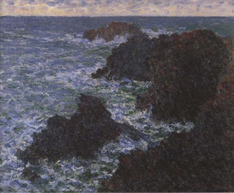Claude Monet The Rocks of Belle-lle